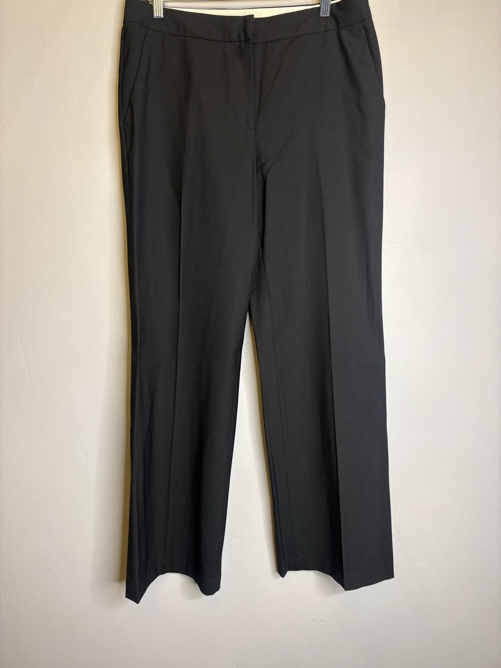 Michael Kors Black Tailored Mid Rise Straight Leg Dress Pants Size 8